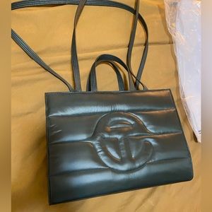 Telfar Medium Puff Shopper Green
